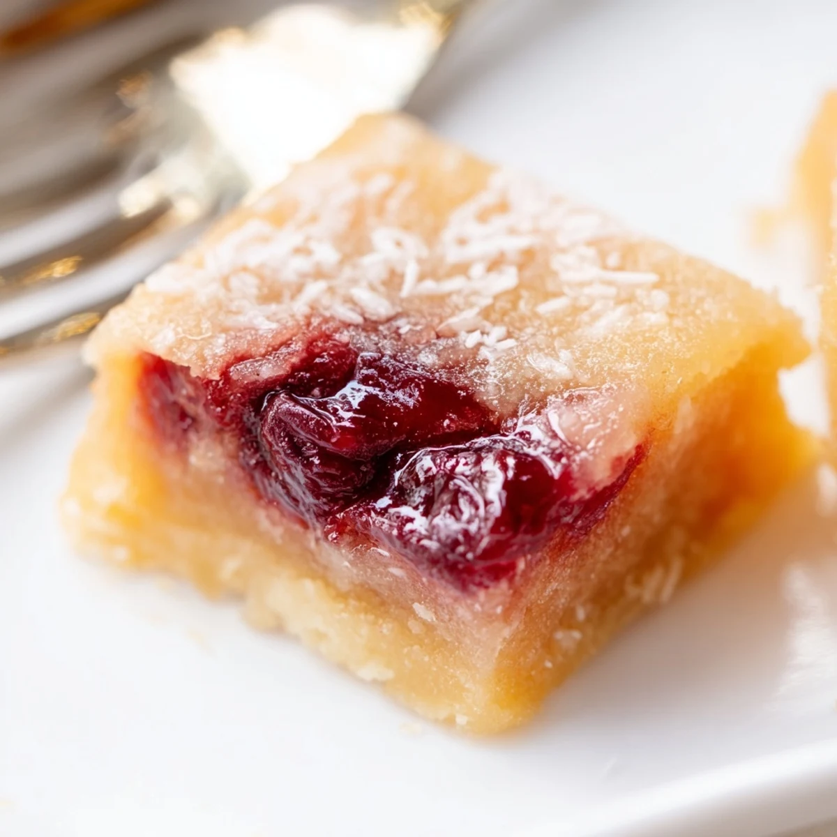 Festive Thanksgiving Cranberry Mochi Squares, sweet and chewy, perfect for holiday gatherings.  