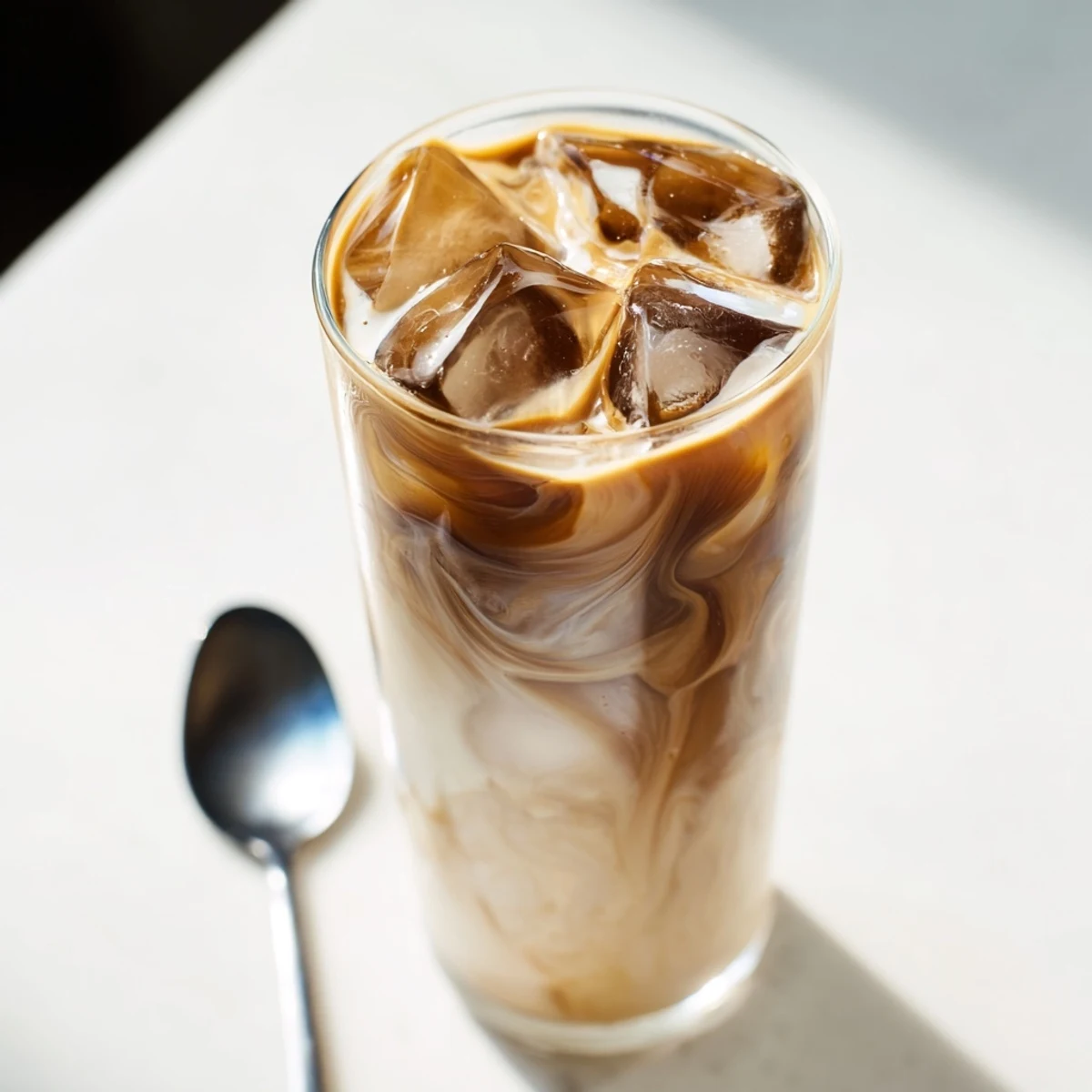 Indulge in Tahini Iced Coffee, blending nutty flavors with cold brew delightfully.  