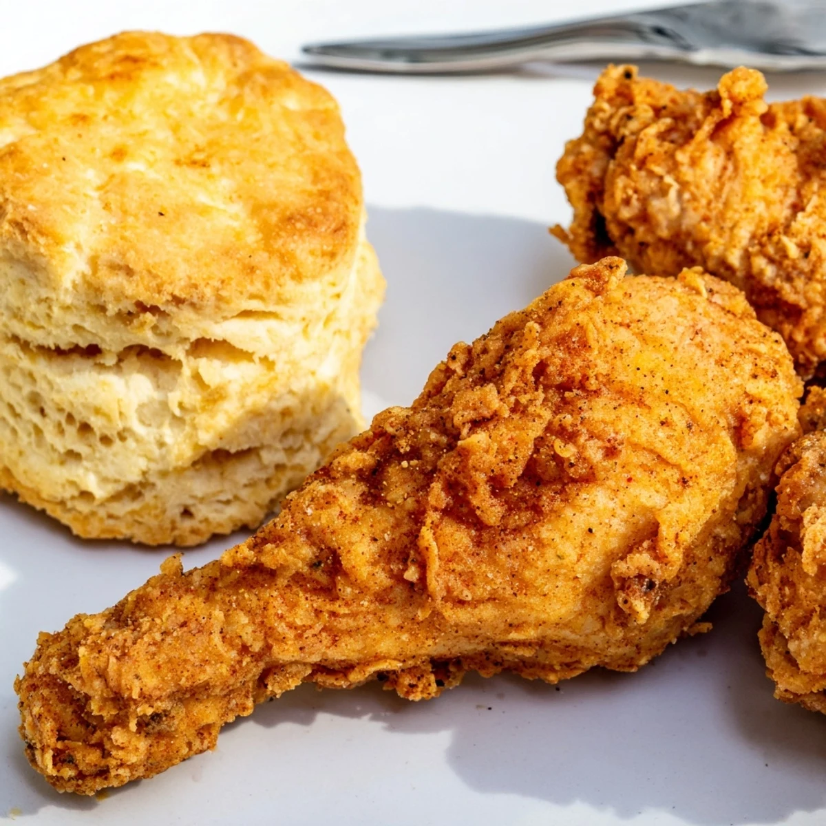 Southern Fried Chicken Biscuit