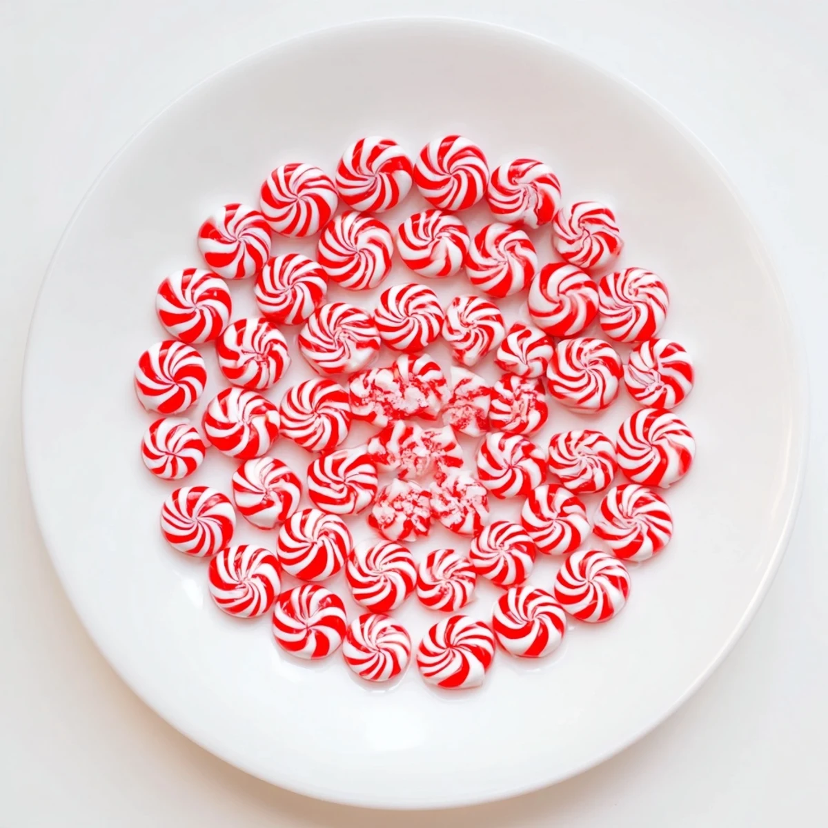 No-Bake Peppermint Candy Bowl