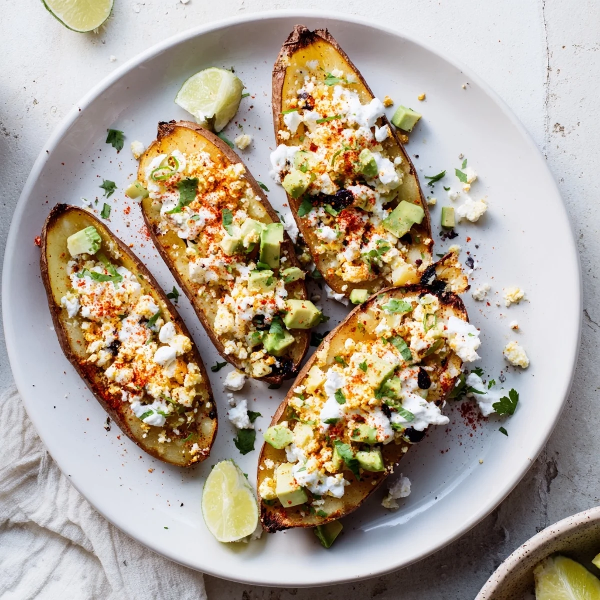 Loaded Baked Sweet Potatoes