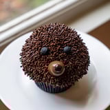 A tower of adorable Hedgehog Cupcakes features tiny chocolate chip noses and candy eyes, so cute!