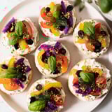 Olympic rings mini bagels