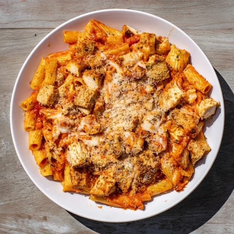 Baked Chicken Parmesan Pasta