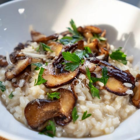 Roasted Mushroom Risotto