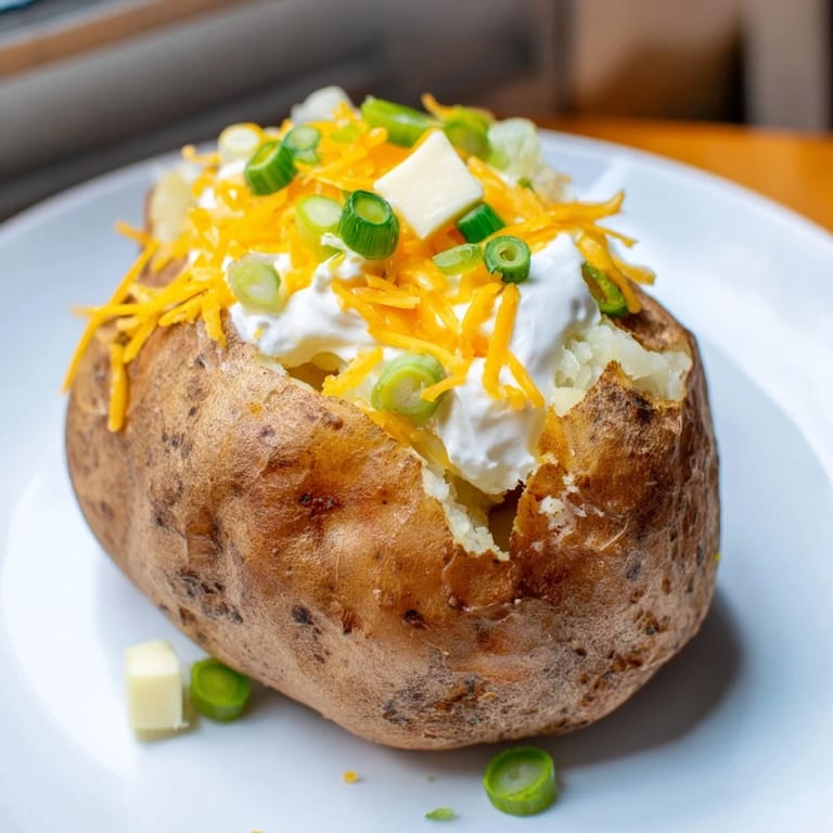 Enjoy a Baked Potato Bar: explore a variety of fillings for a fun, interactive, delicious dinner.