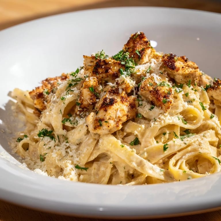 Bright, flavorful Cowboy Butter Chicken Pasta: Imagine the spicy aroma of the creamy, buttery sauce coating the pasta.