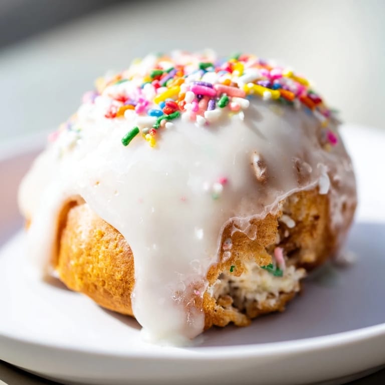 Warm Quick Christmas Biscuit Bombs with a festive glaze, a delightful holiday dessert everyone will love.