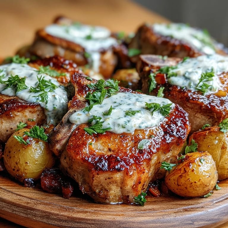 Fork-tender Crockpot Ranch Pork Chops and vegetables in rich ranch sauce from the slow cooker.