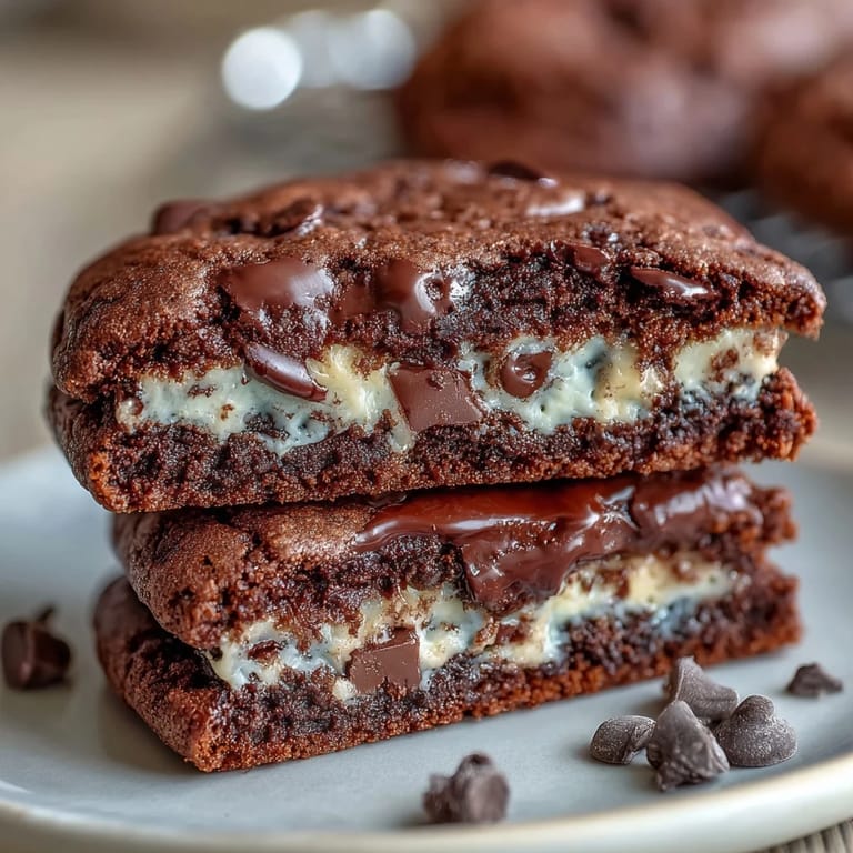 Mysterious dark chocolate vanilla cookies with a soft center, inspired by the iconic Shadow Milk Cookie treat.